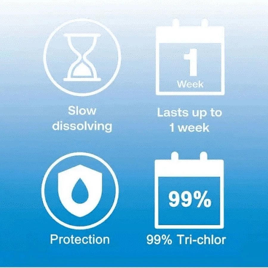 50 lbs 3" Chlor Tabs for Swimming Pools, Tablets, Chlorine Pool Chemicals