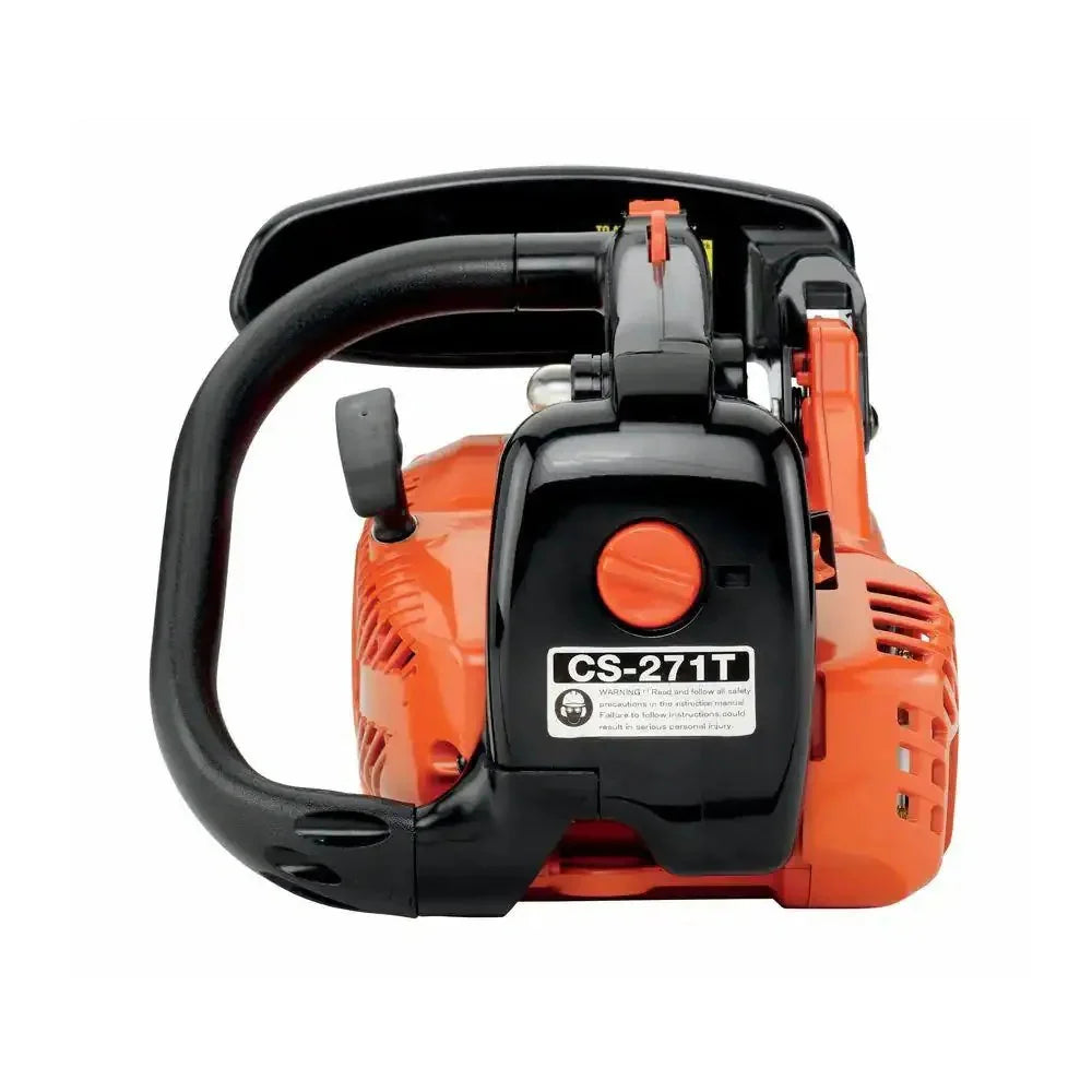 12-inch (30.5 cm) petrol two-stroke chainsaw with 26.9 cm3 displacement and top handle