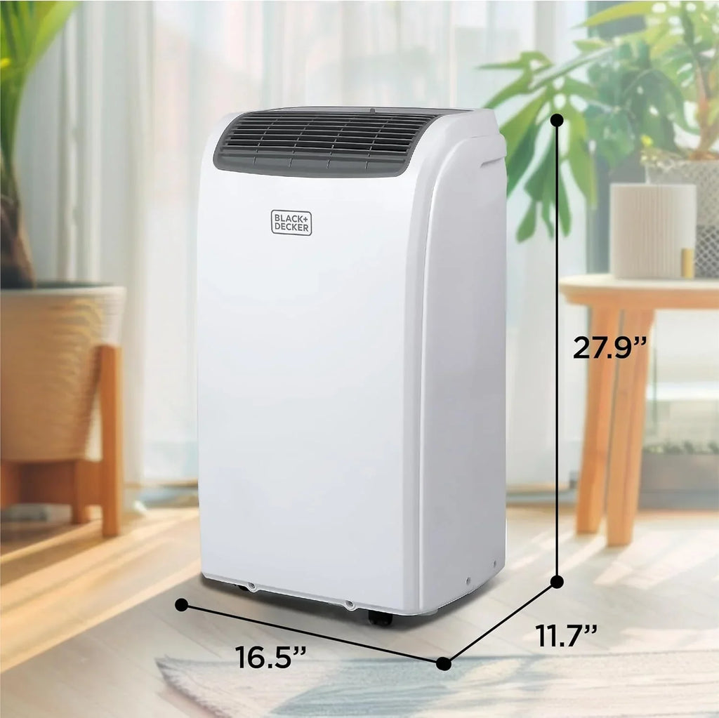 BLACK+DECKER 10,000 BTU Portable Air Conditioner for Rooms up to 450 Sq with Remote Control