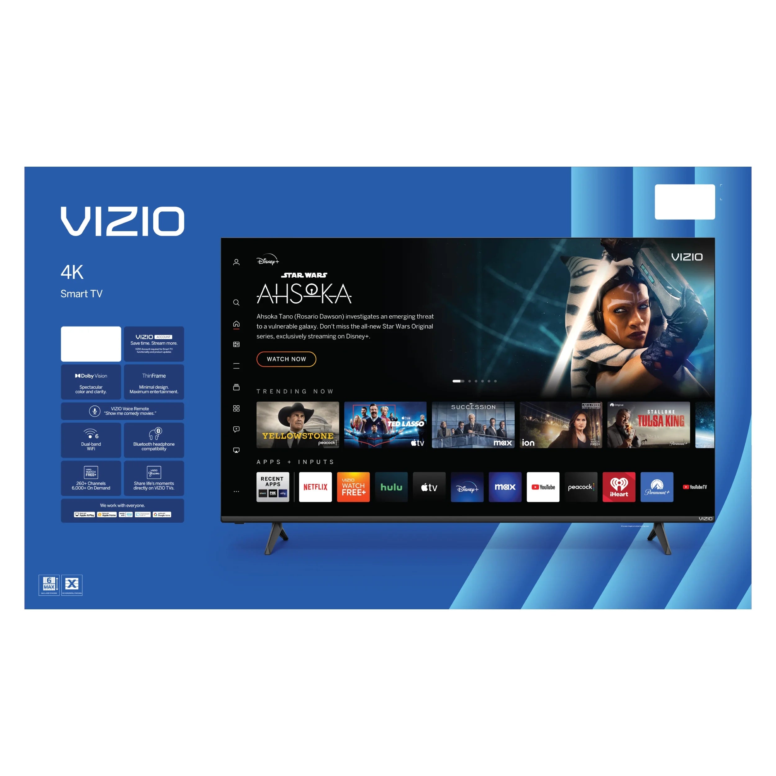 VIZIO 50" Class 4K UHD LED HDR Smart TV (V4K50M-08)