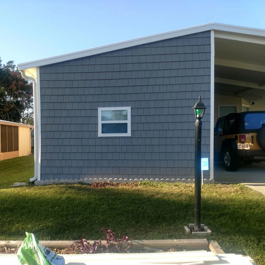 The Foundry 7"W x 60 3/4"L Exposure, Vinyl Perfection Shingles (34 Panels/Ctn. = 100 Sq. Feet), 008 - Shadow