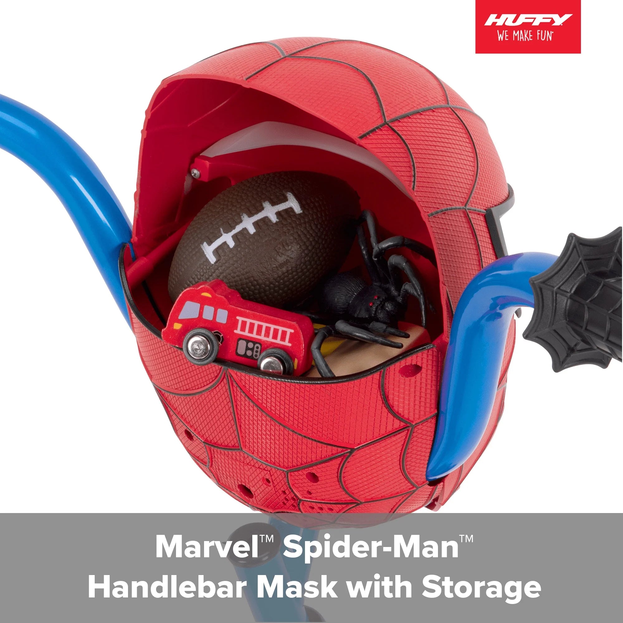 Huffy Marvel Spider-Man 12�� children's bicycle with training wheels, steel frame, ages 3-5