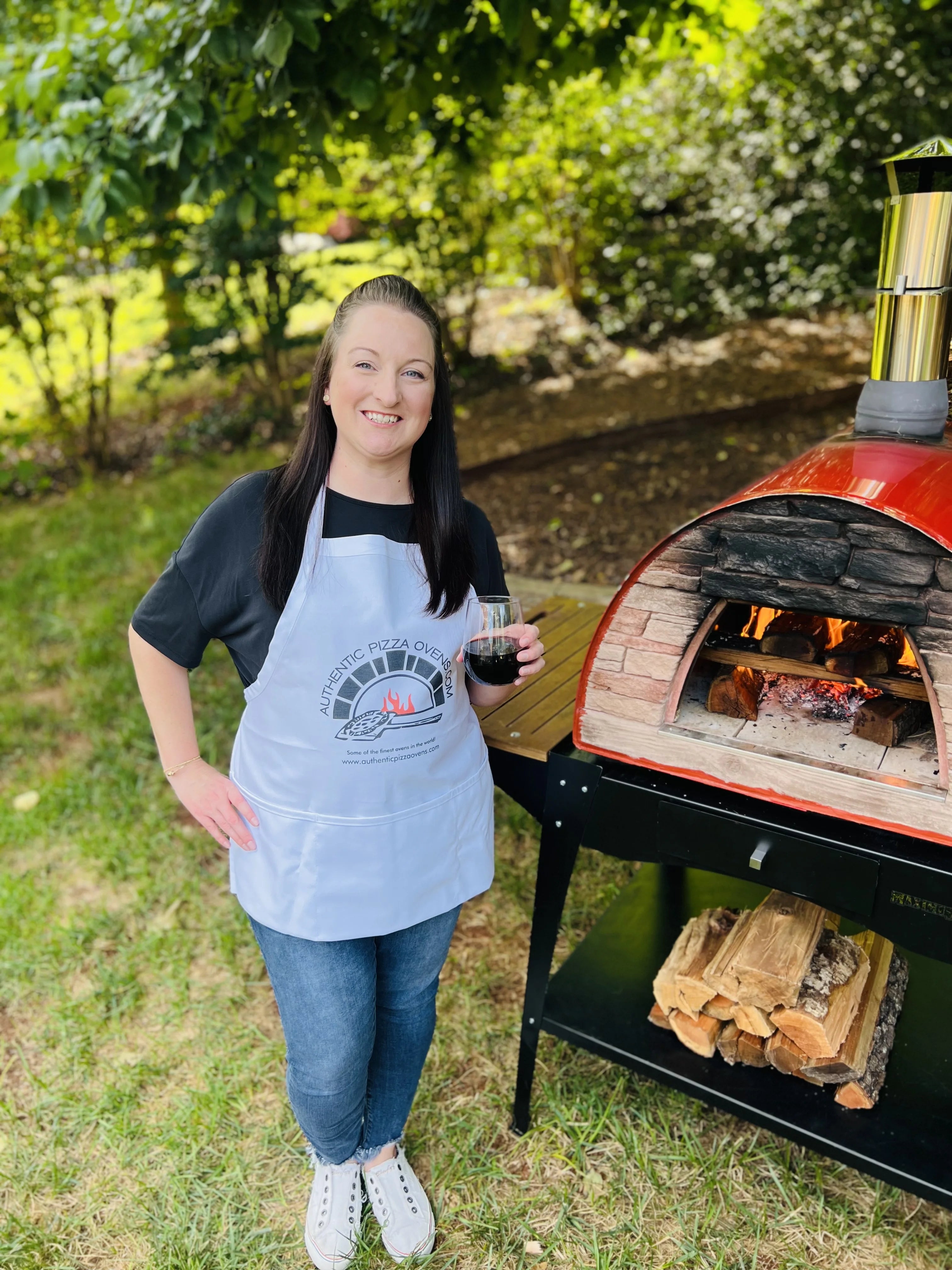 Authentic Pizza Ovens Maximus Portable Wood-Fired Pizza Oven ?C Red, Outdoor Pizza & Bread Oven
