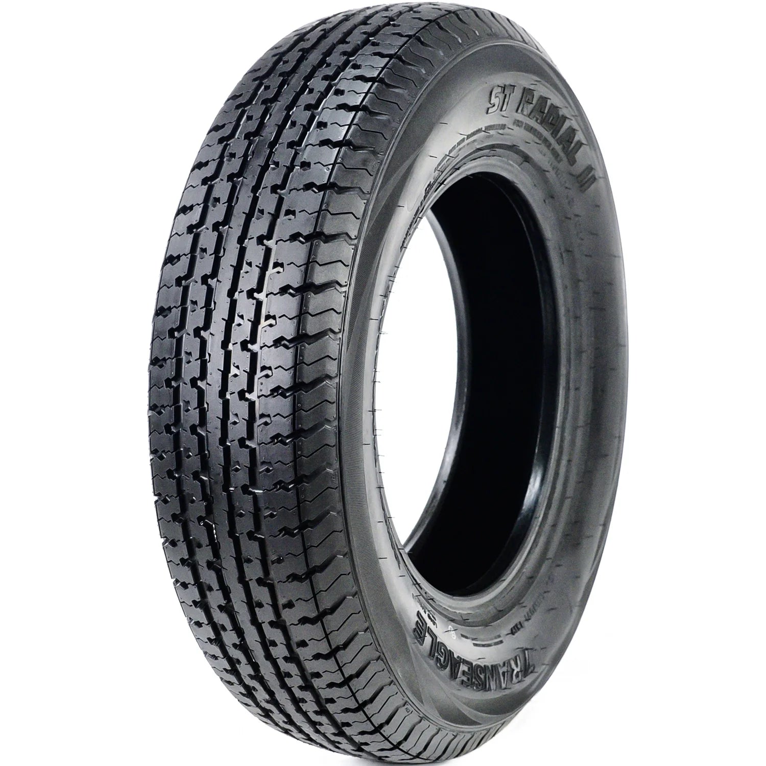Pair of 2 Transeagle ST Radial II Steel Belted ST205/75R15 205/75R15 107/102L D 8 Ply Trailer Tires