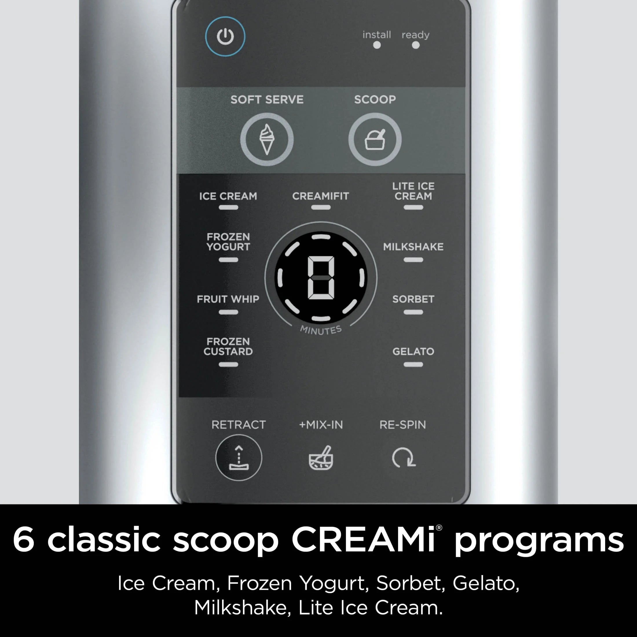 Ninja Swirl? by CREAMi? Soft Serve and Ice Cream Maker, 13 One-Touch Programs, NC701
