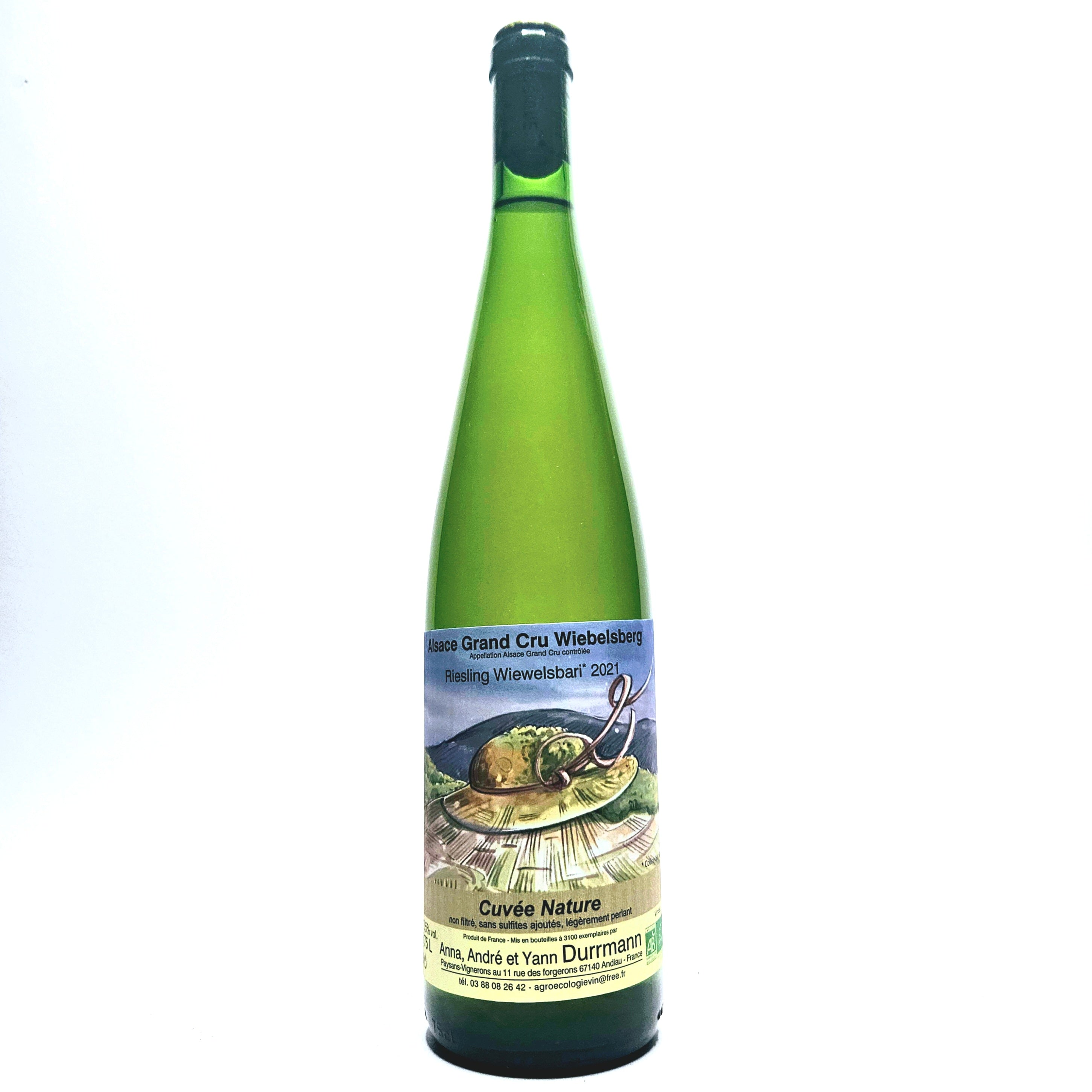 <p>Riesling<br>Grand Cru Wiebelsberg 2021<br>Durrmann</p>