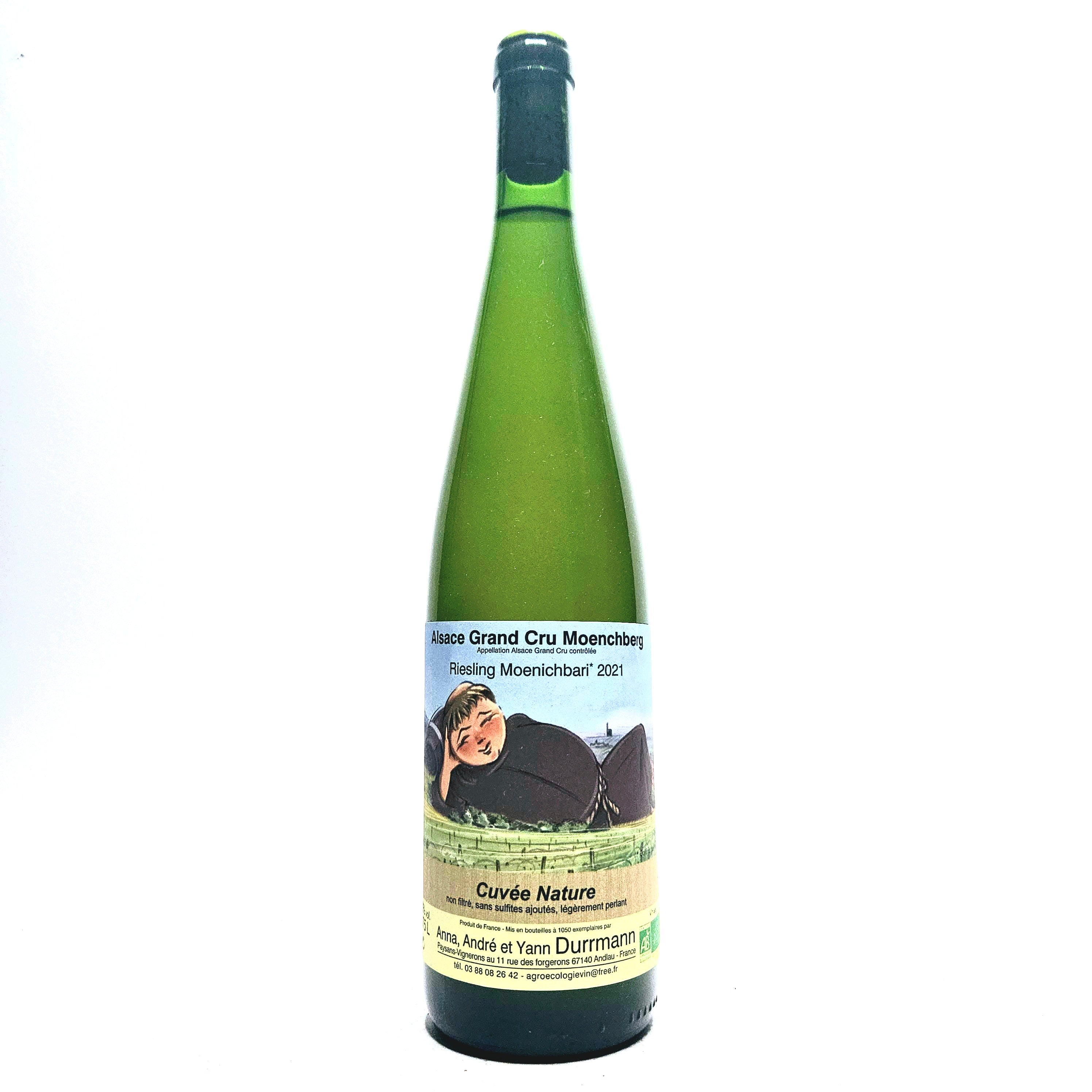 <p>Riesling<br>Grand Cru Moenchberg 2021<br>Durrmann</p>