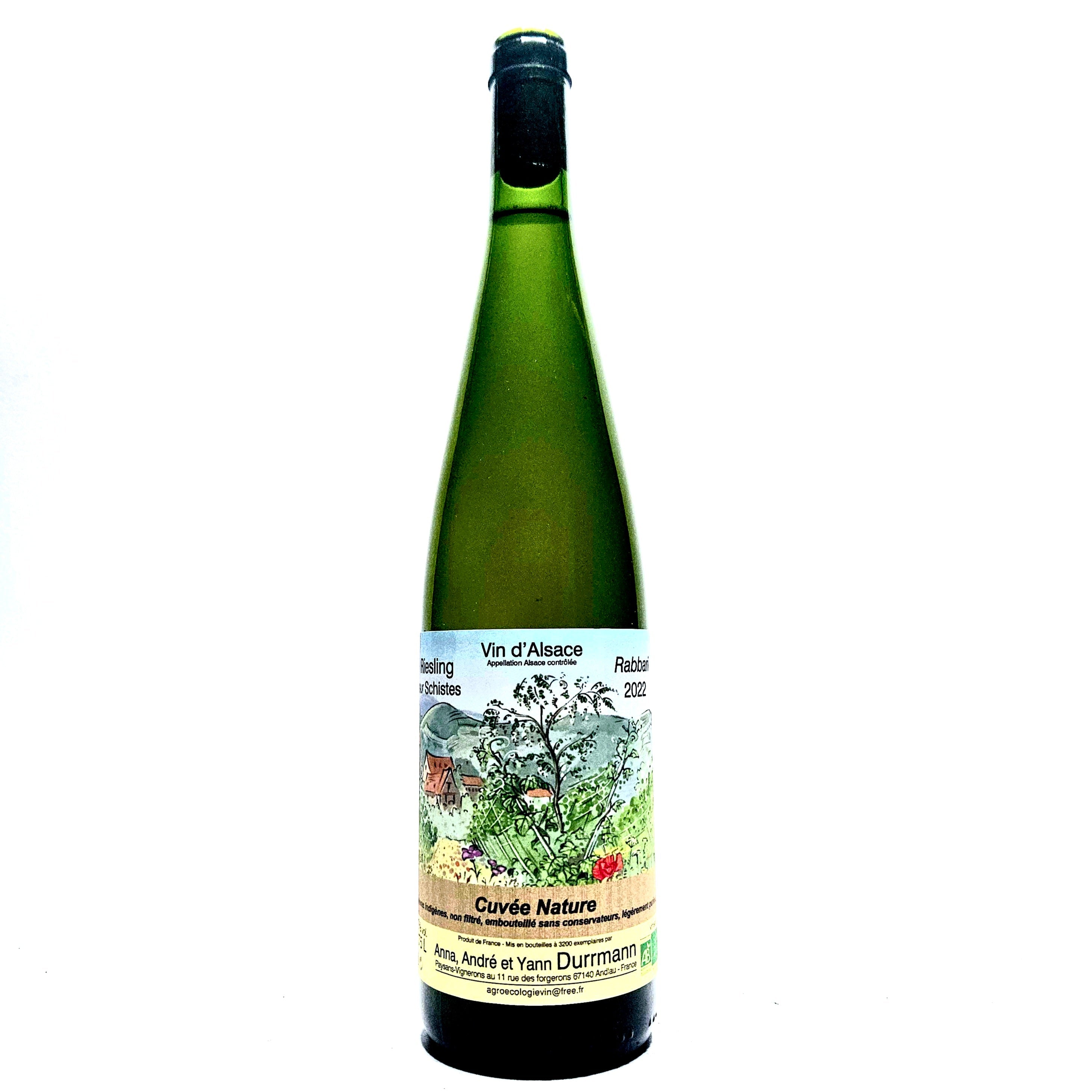 <p>Riesling<br>Sur Schistes Rabbari 2022<br>Durrmann</p>