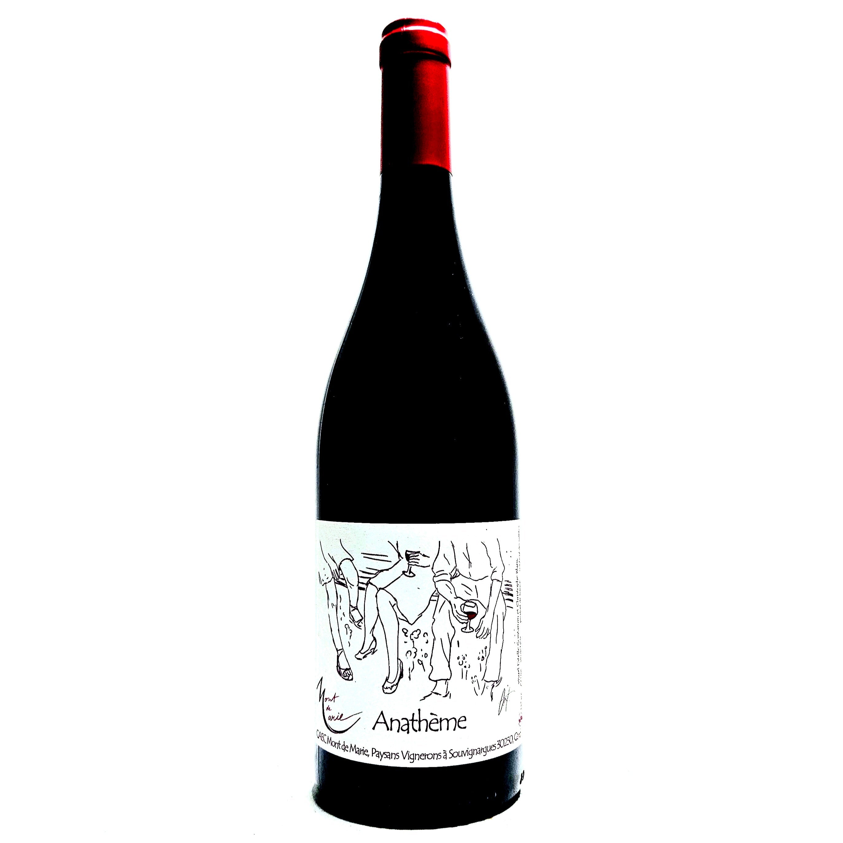 <p>Carignan / Aramon<br>Anatheme Rouge 2023<br>Mont de Marie</p>