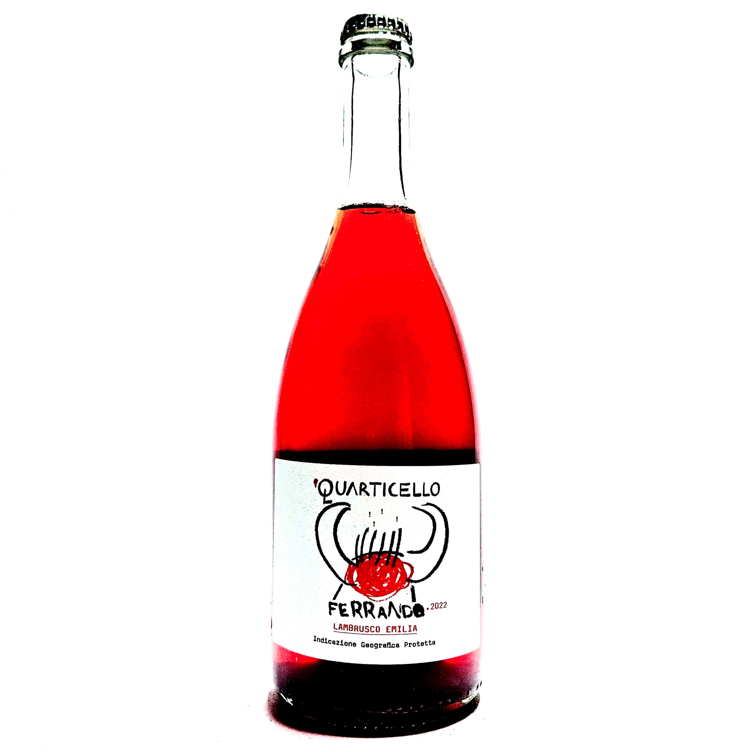<p>Lambrusco Salamino<br>Ferrando 2024<br>Quarticello</p>