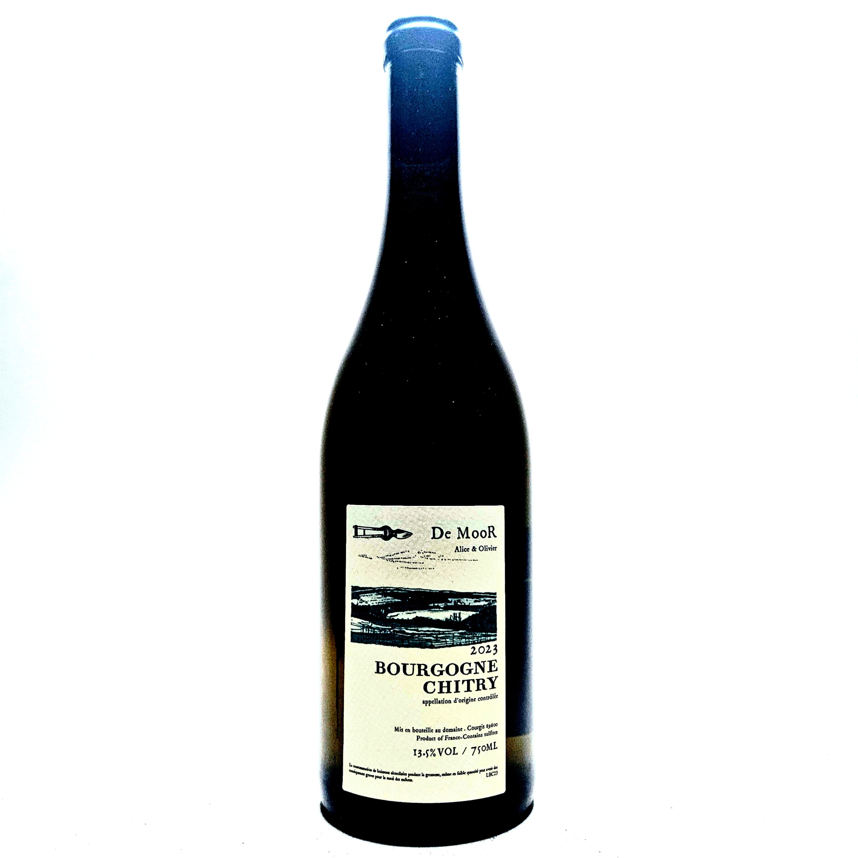 <p>Chardonnay<br>Bourgogne Chitry 2023<br>De Moor</p>