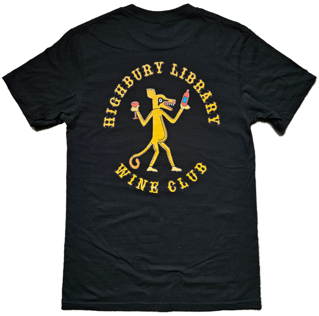 <p>Highbury Library Wine Club Short Sleeve T-Shirt</p>