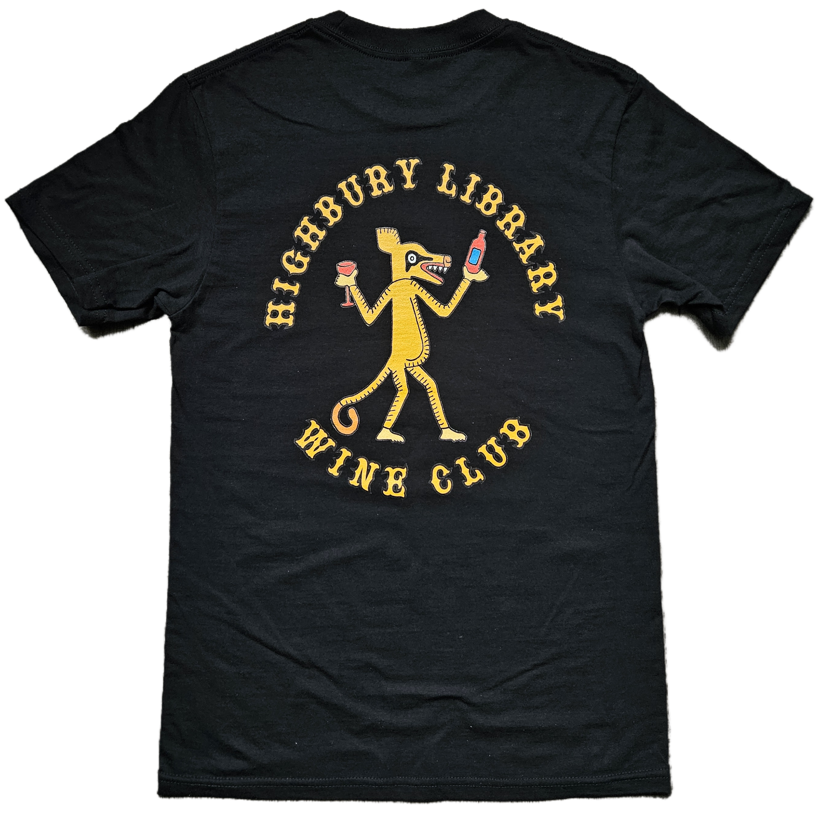 <p>Highbury Library Wine Club Short Sleeve T-Shirt</p>