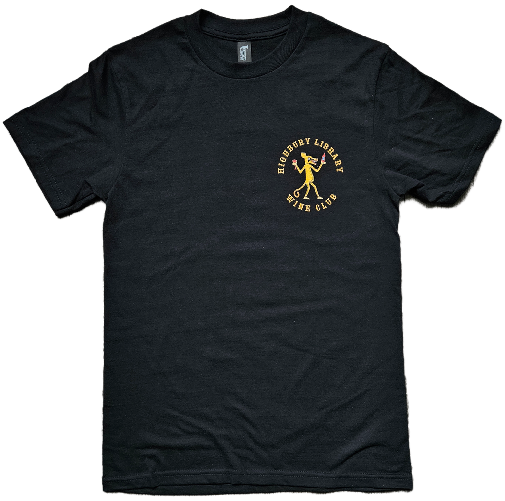 <p>Highbury Library Wine Club Short Sleeve T-Shirt</p>