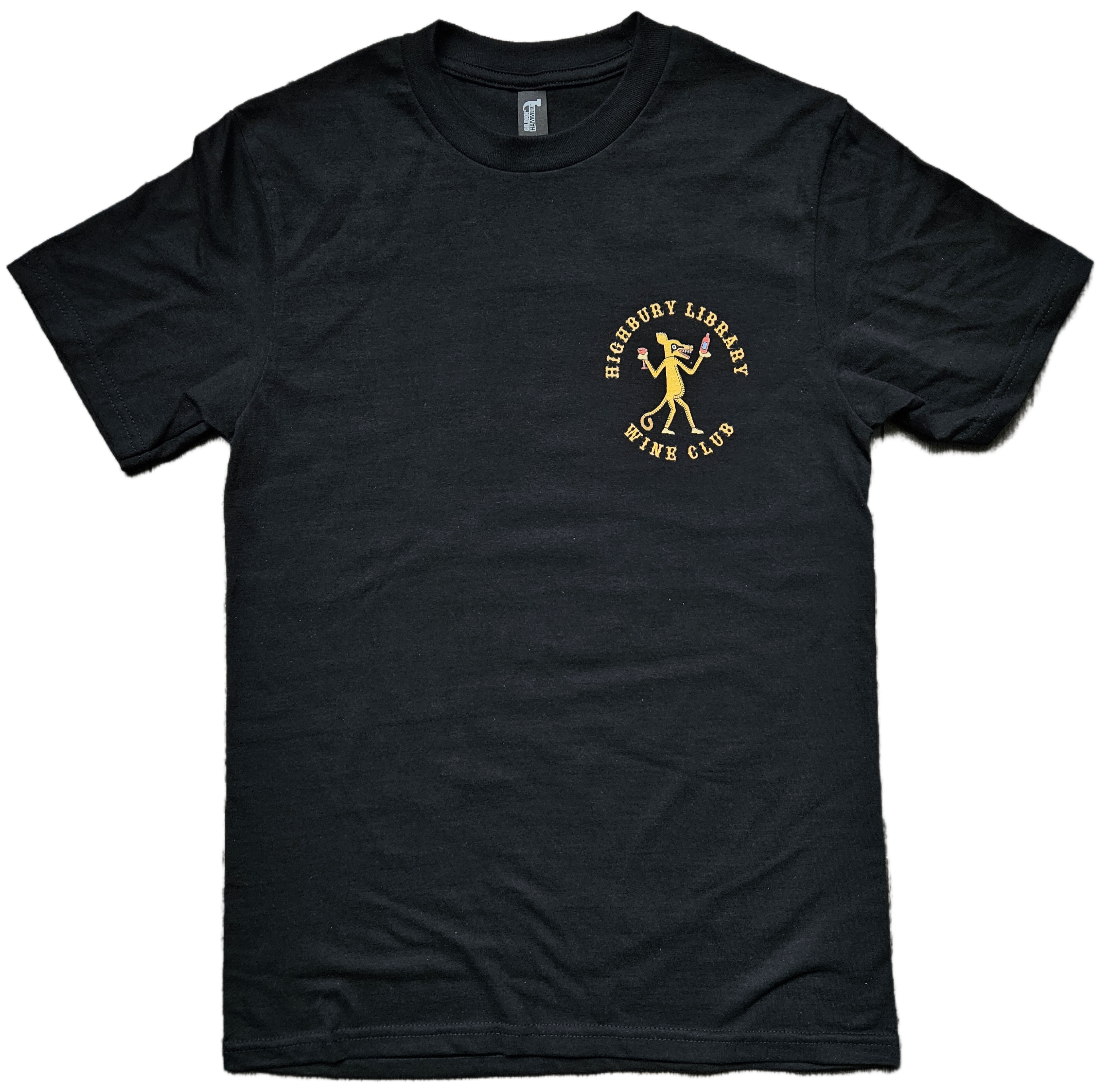<p>Highbury Library Wine Club Short Sleeve T-Shirt</p>