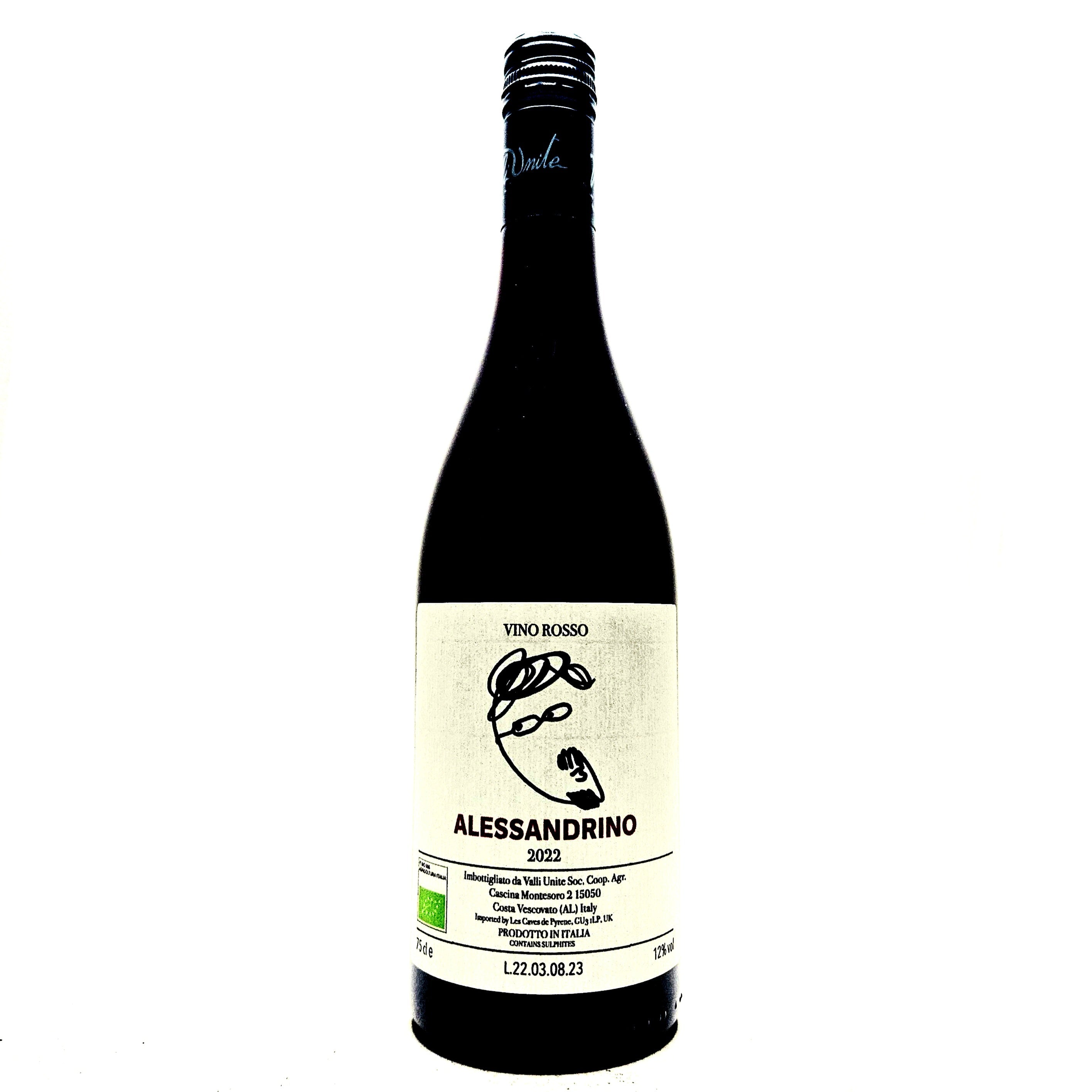 <p>Barbera / Dolcetto / Cortese<br>Alessandrino Rosso 2022<br>Valli Unite</p>