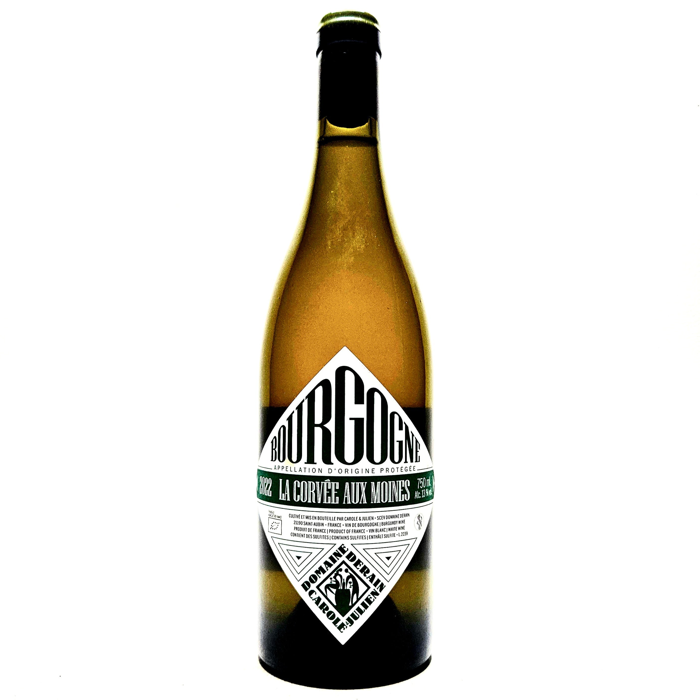 <p>Chardonnay<br>La Corvée Aux Moines 2022<br>Domaine Derain</p>