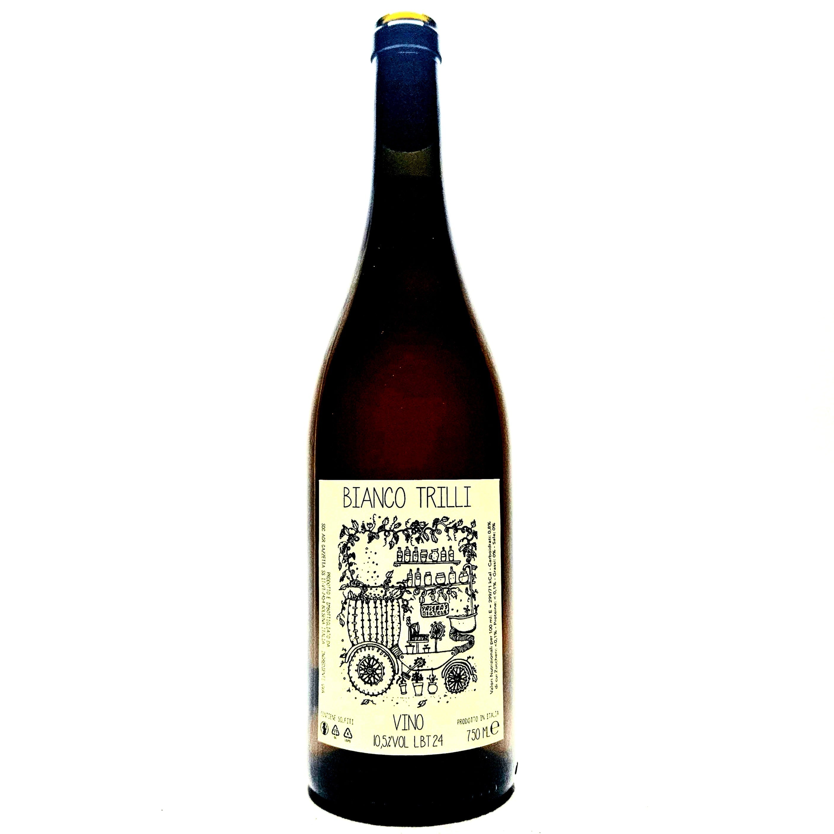 <p>Vermentino / Procanico blend<br>Bianco Trilli 2024<br>Gazzetta</p>