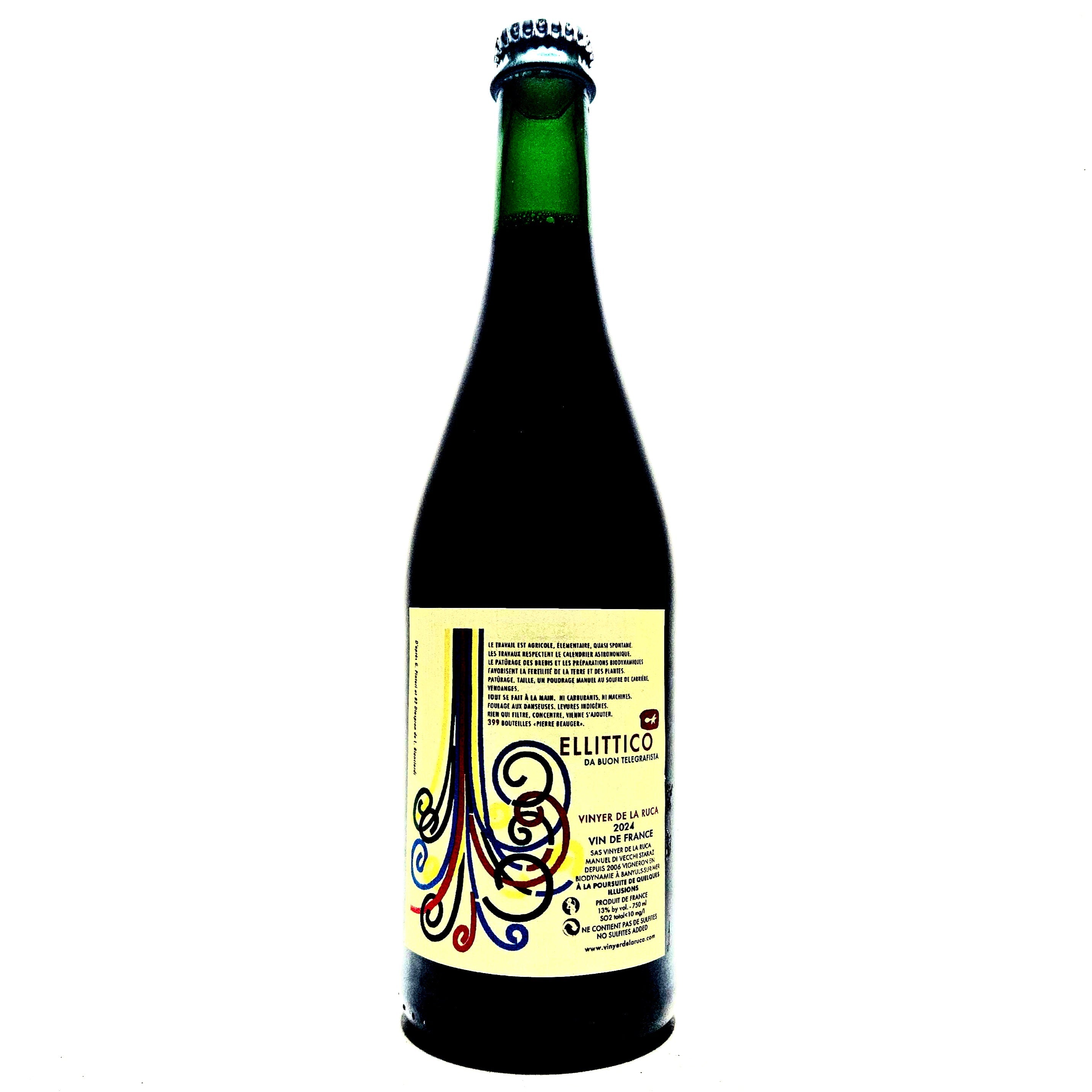 <p>Carignan / Grenache<br>Ellittico 2024<br>Vinyer de la Ruca</p>