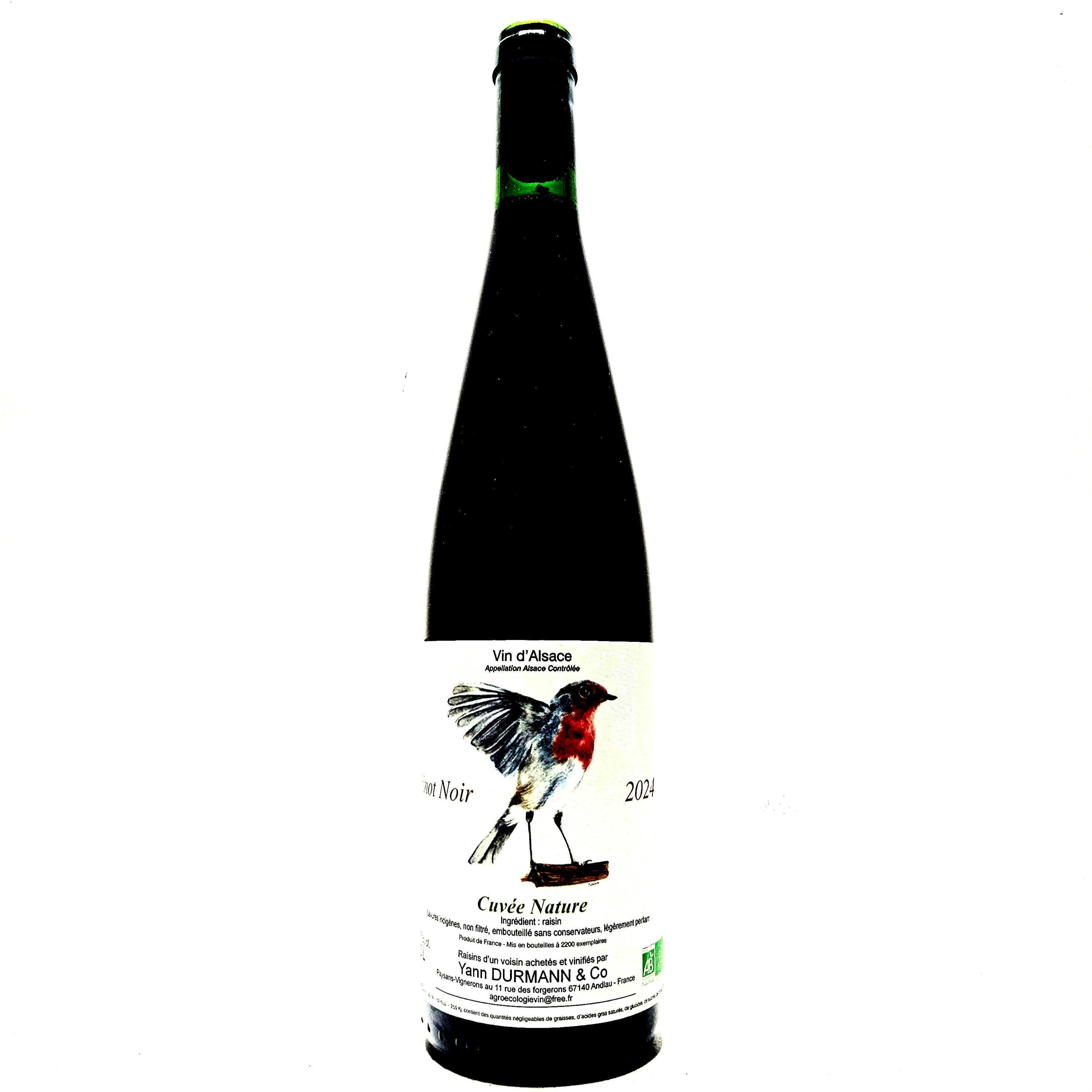 <p>Pinot Noir<br>Rouge Gorge 2024<br>Durrmann</p>