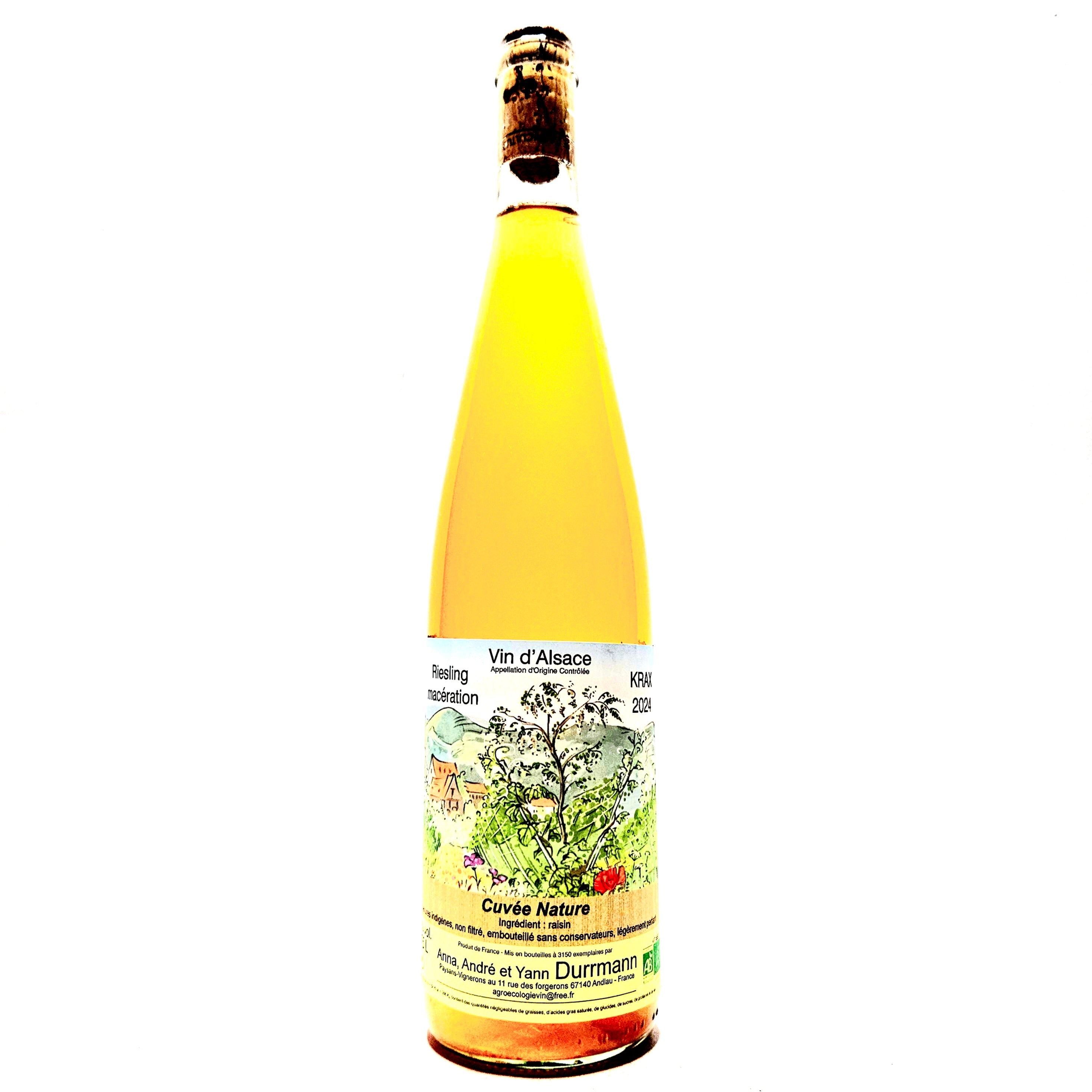 <p>Riesling<br>KRAX 2024<br>Durrmann</p>
