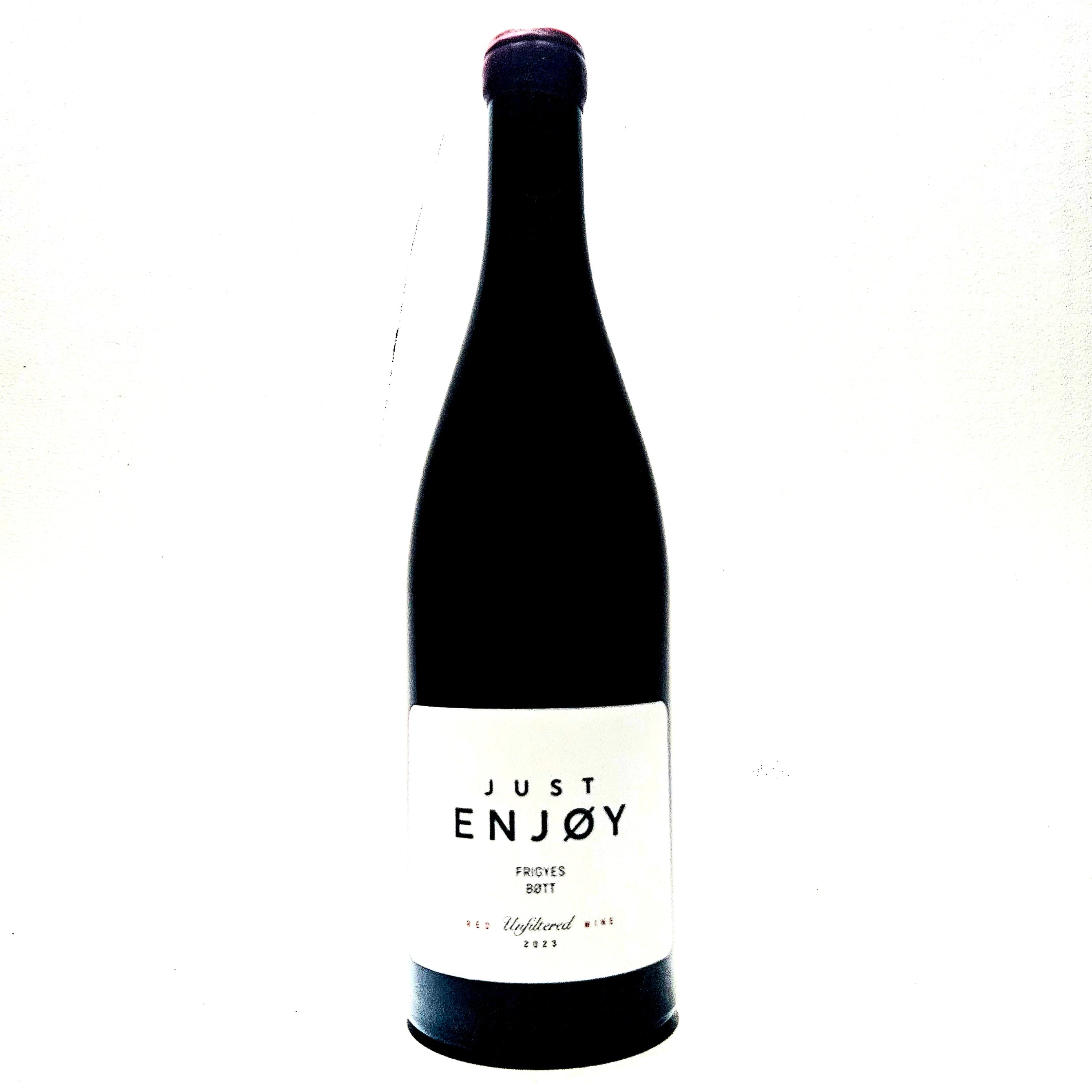 <p>Blaufrankisch / Welschriesling<br>Just Enjoy Red 2023<br>Bott Frigyes</p>