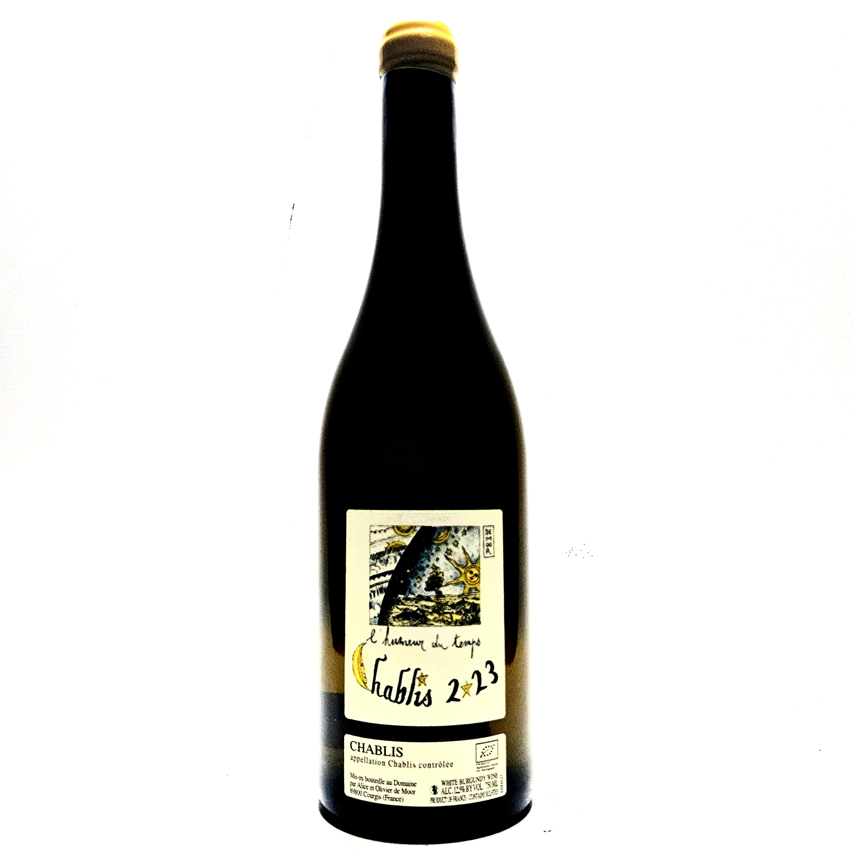 <p>Chardonnay<br>L'Humeur du Temps Chablis 2023<br>De Moor</p>