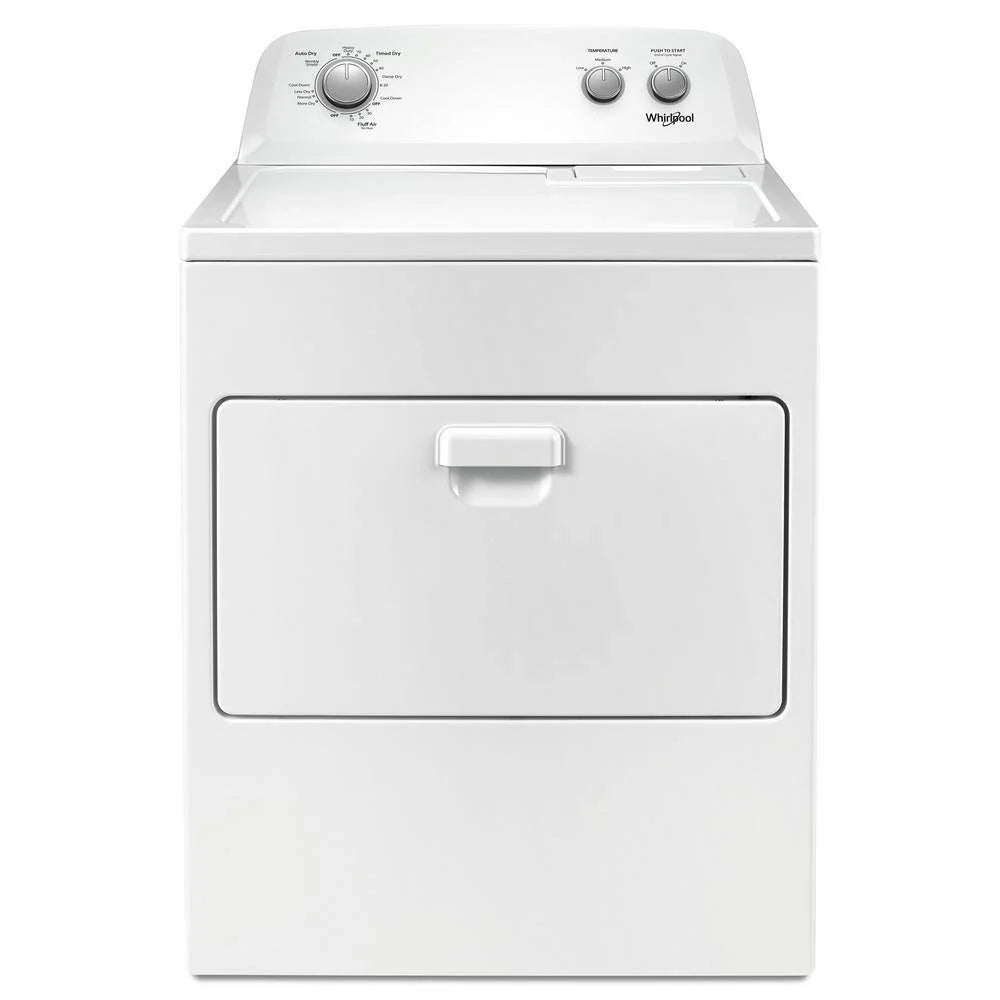 Whirlpool 7.0 cubic foot (approx. 198 liters) clothes dryer, AutoDry? system, Wrinkle Shield?, white