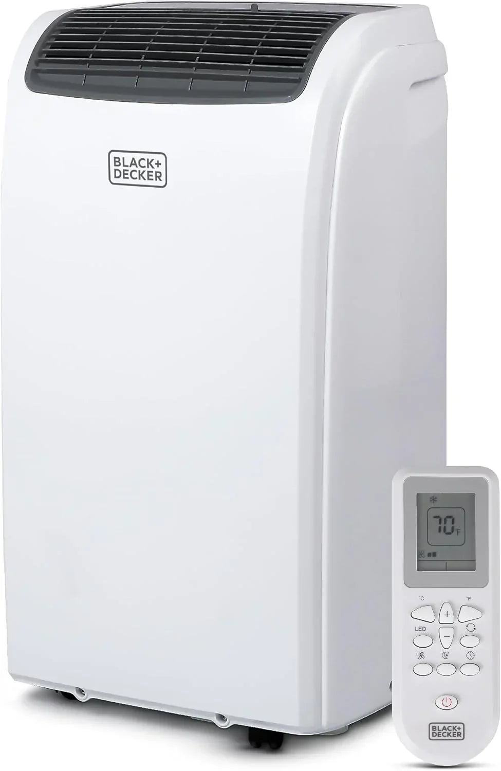 BLACK+DECKER 10,000 BTU Portable Air Conditioner for Rooms up to 450 Sq with Remote Control