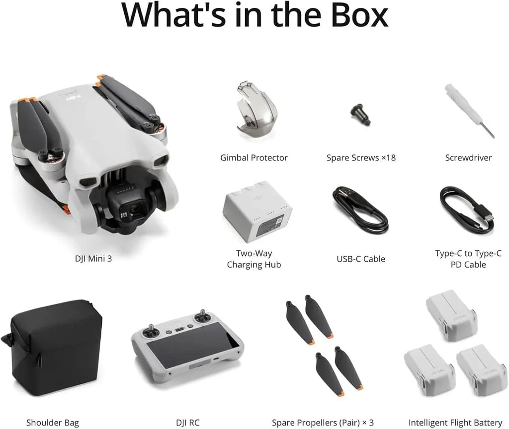 DJI Mini 3 Drones with Camera for Adults 4K 38 min Flight Time up to 32800 ft