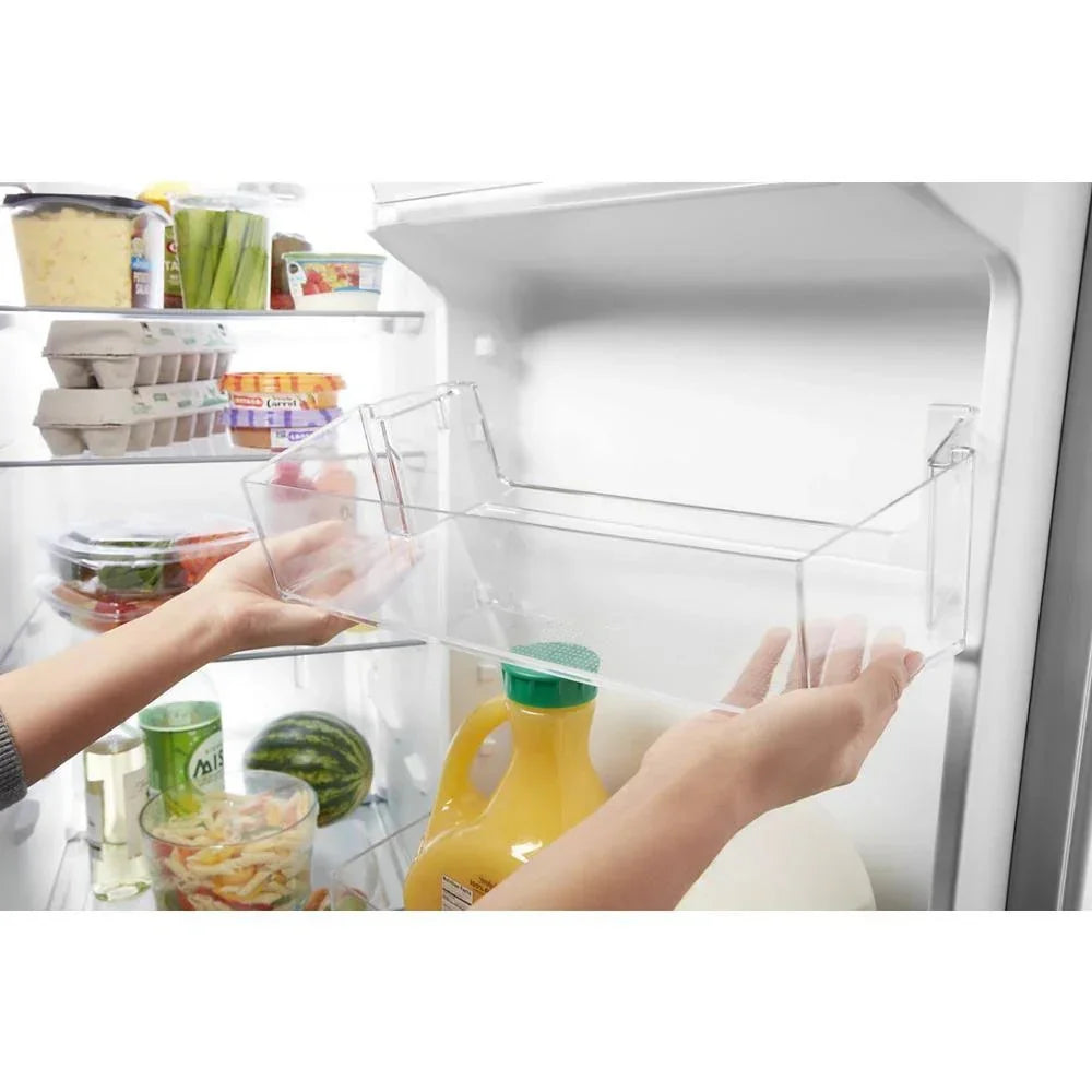 36-inch wide side-by-side refrigerator �C 24 cubic feet stainless steel