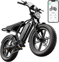 TST Electric Bike for Adults 1500W Peak 20" Fat Tire All-Terrain E-Bike 60/110 Miles 28 MPH Electric Dirt Bike