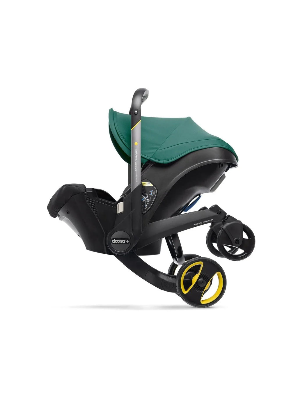 Stroller combination consisting of infant car seat and LATCH base (model year 2025) �C Midnight Edition | From car to stroller in seconds, airplane-compatible, including accessory bag