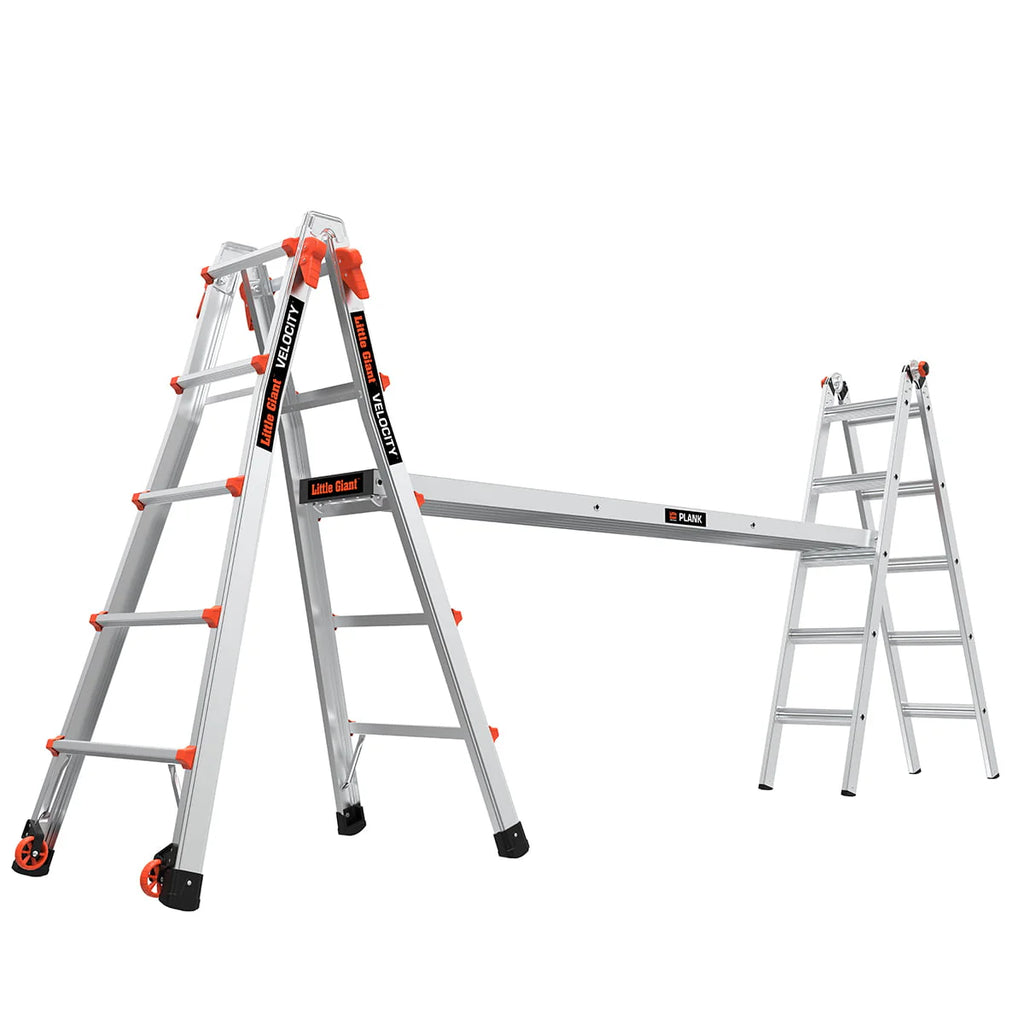 Little Giant Model 22 Aluminum Multi-Use Ladder, Type 1A - 300 lbs. Rated