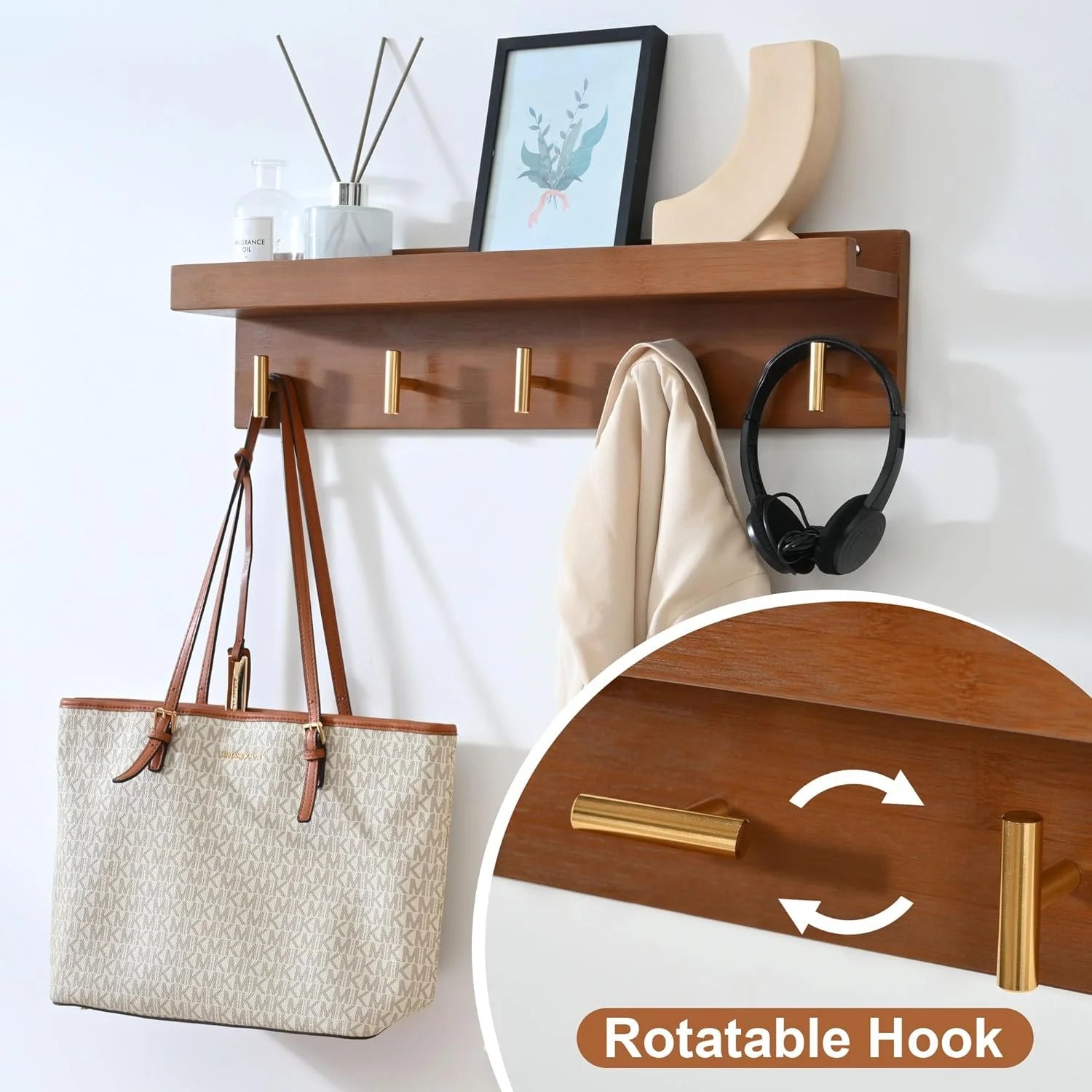 Shoe Rack for Front Door Entrance, 28?? Entryway Bench with Coat Rack, Hall Tree Shoe Bench with Storage for Entry, Hallway, Bedroom, Living Room