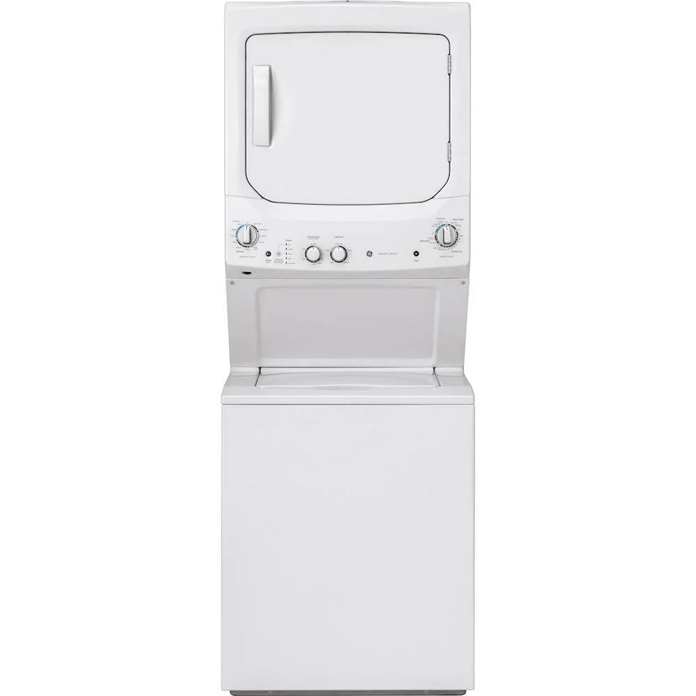 Laundry Center 2025 with 3.8 cubic foot (approx. 108 liters) top-loading washing machine and 5.9 cubic foot (approx. 167 liters) electric dryer �C White