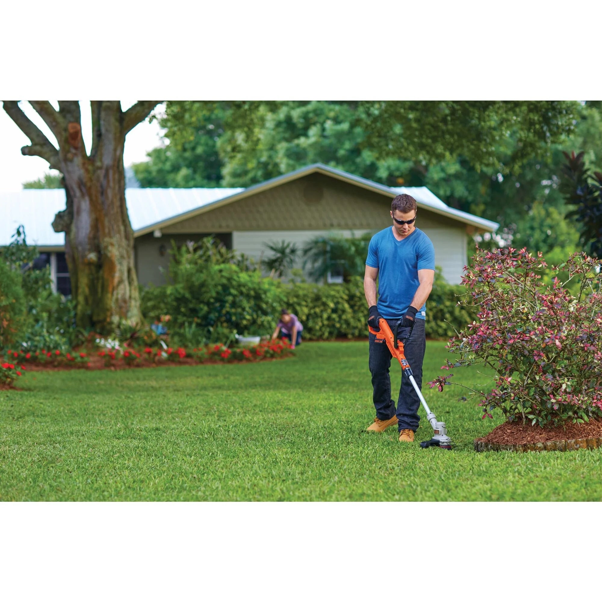 BLACK+DECKER 20V Cordless String Trimmer and Edger, 2Ah, Lithium Ion Battery Included