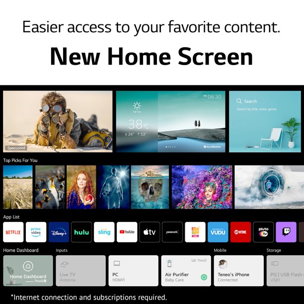 TCL 55" Class 4K Ultra HD 2160P Smart TV with HDR