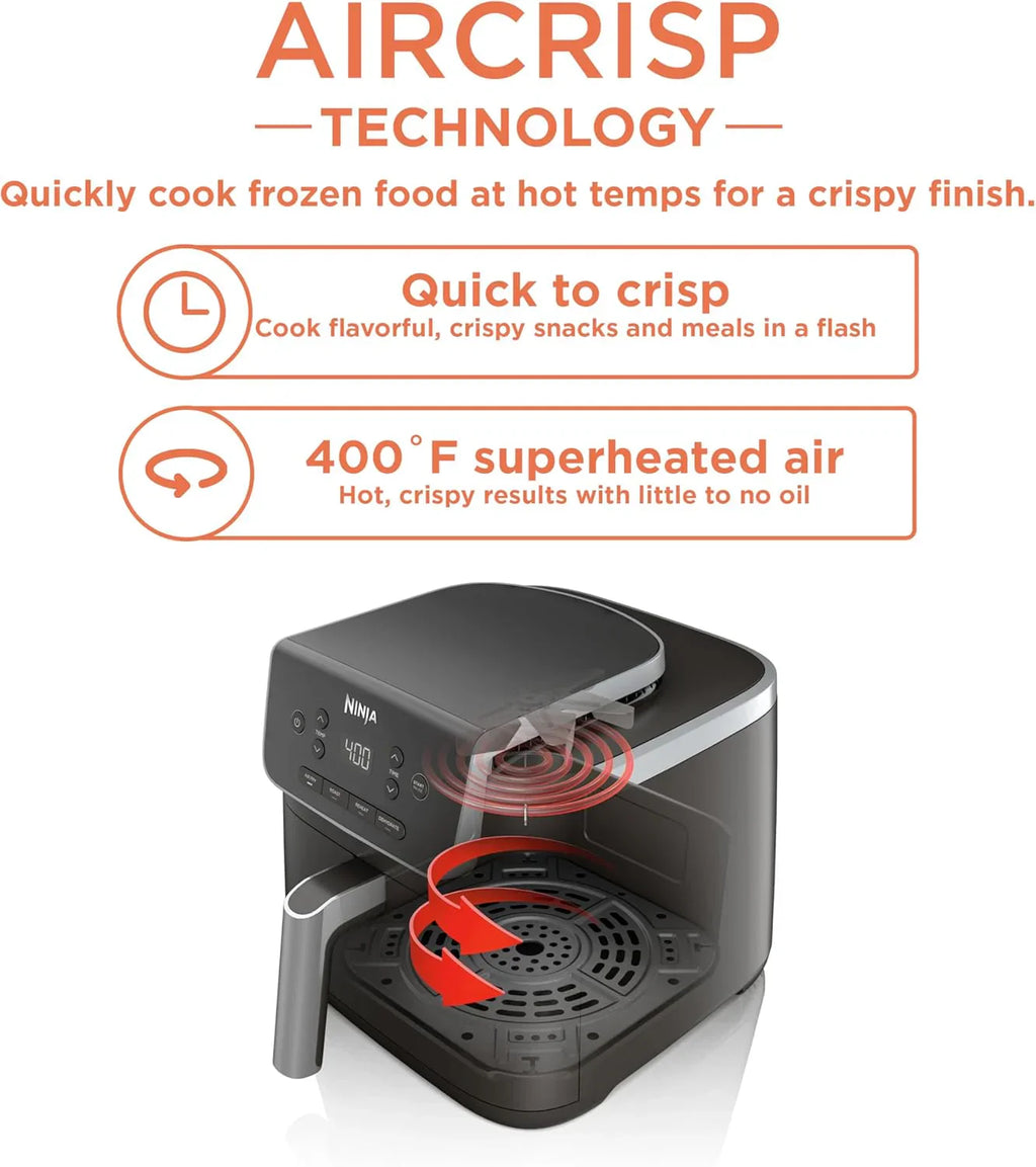 Ninja Air Fryer Pro XL 6-in-1 with 6.5 QT Capacity Max Crisp Air Fry Air Roast Bake