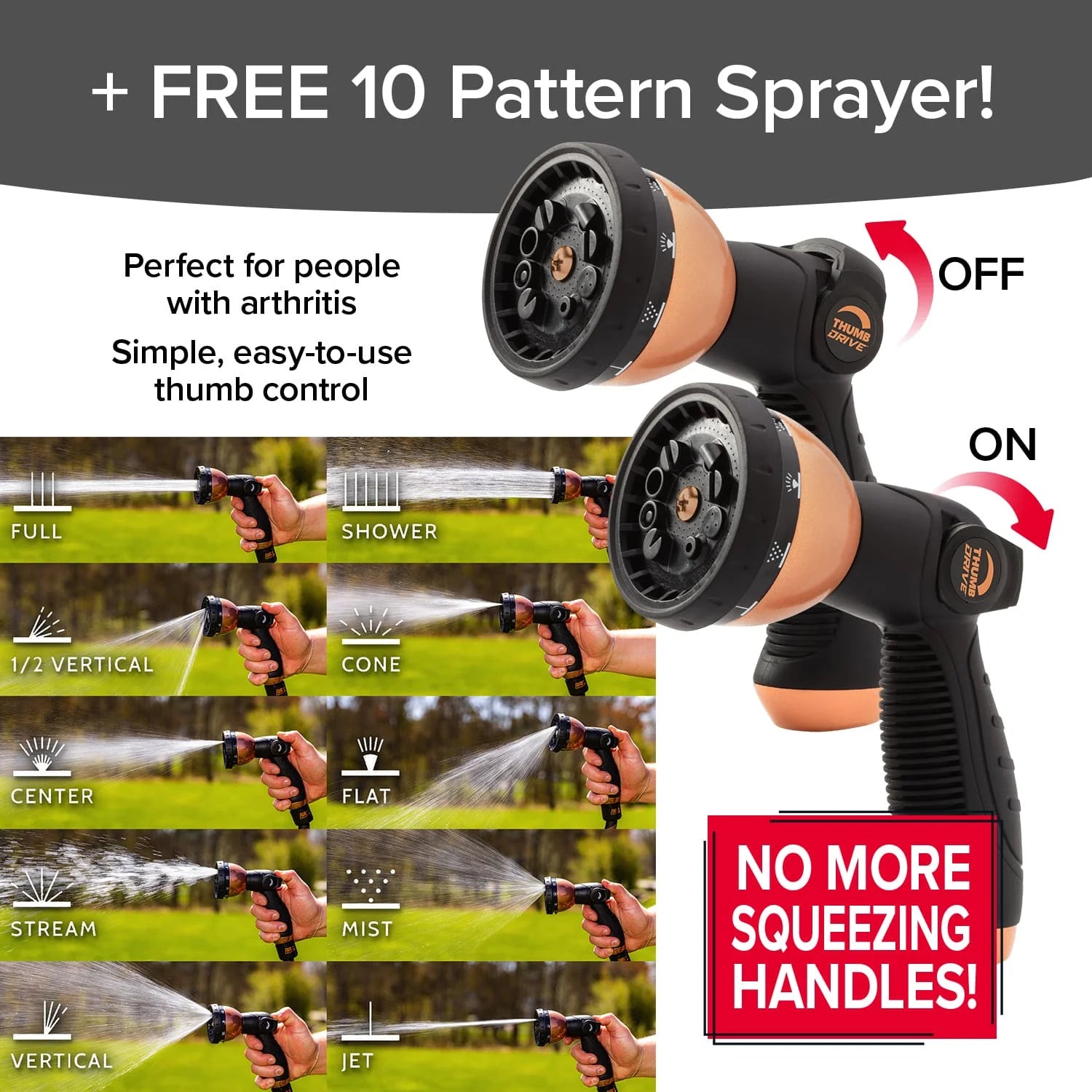 Copper Bullet by Pocket Hose, 3/4" Ultra-Light x 100 ft Expandable Garden Hose with Spray Nozzle