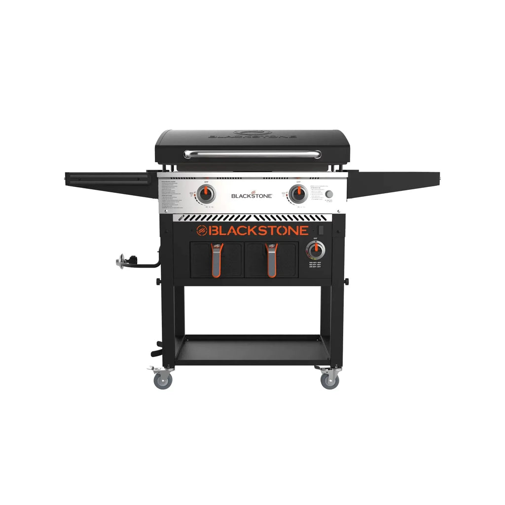 ??Clearance Sale?? Blackstone 2-burner griddle (71 cm) with electric air fryer and extractor hood