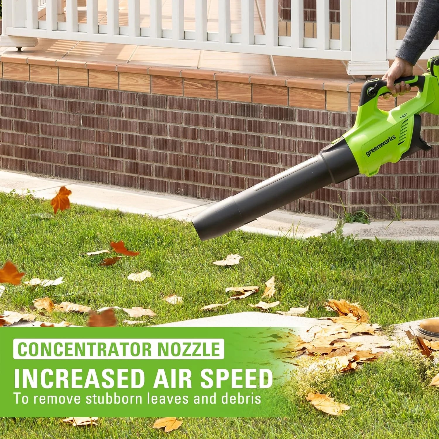 Greenworks 40V TruBrushless? Axial Blower (160 MPH / 700 CFM), 8.0Ah Battery and Charger Included