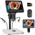 BEBANG 7" LCD Digital Microscope, 1200X Soldering Microscope for Error Coins Adults Kids, Windows, MacOS