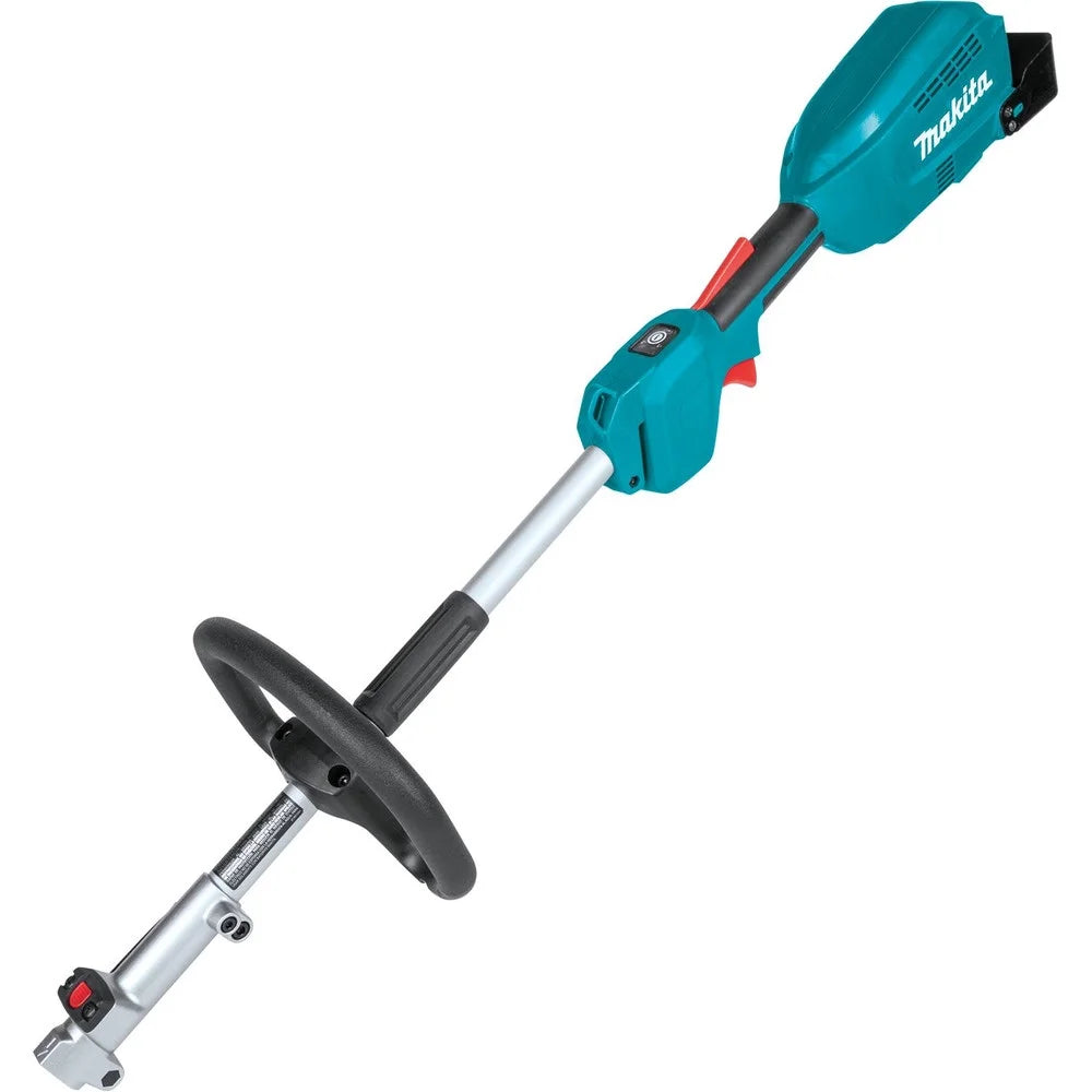 Makita XUX02SM1X1 18V LXT Brushless Lithium-Ion Cordless Couple Shaft Power Head Kit with 13 in. String Trimmer Attachment and (4 Ah)