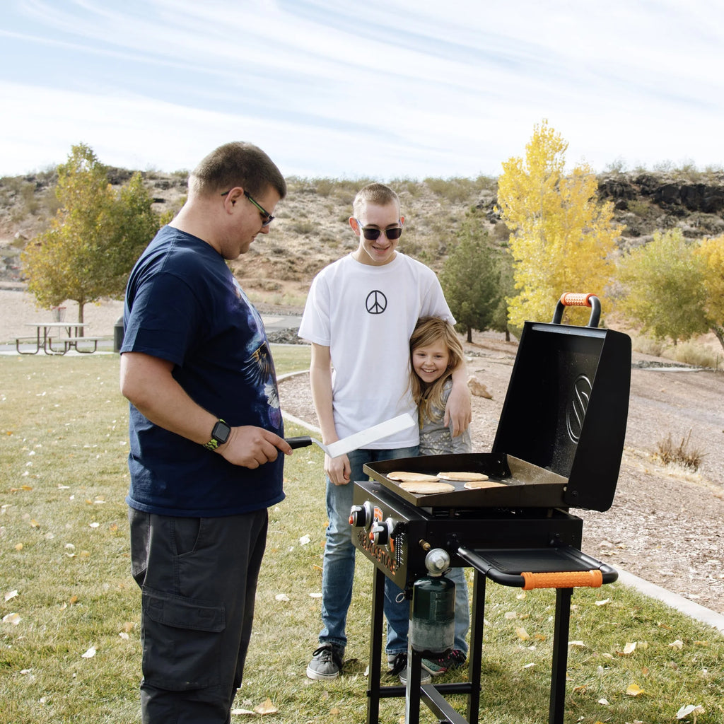 Blackstone On The Go 2-Burner 22" Cart Griddle with Folding Legs
