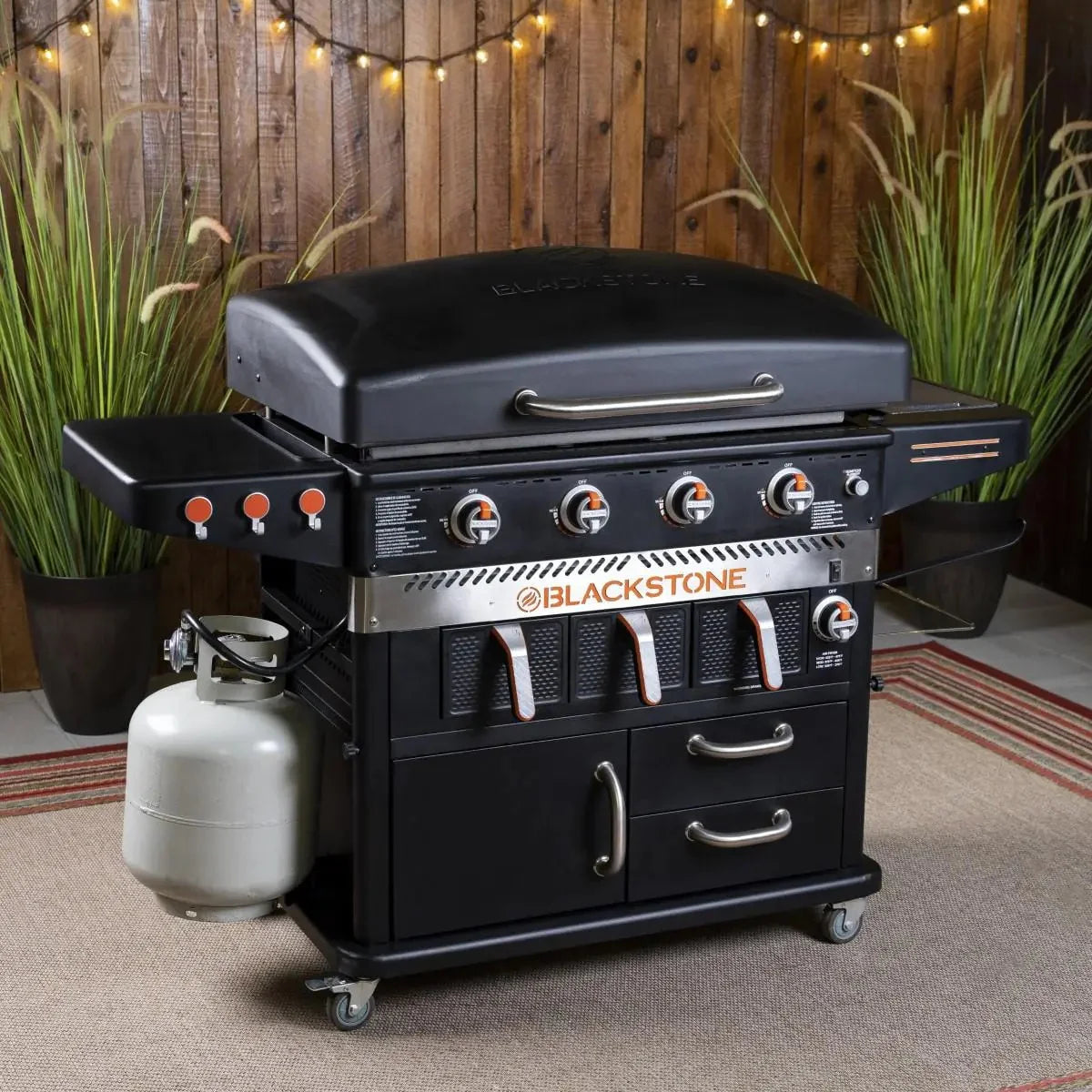 Blackstone 4-burner hob and air fryer combination �C 36 inch