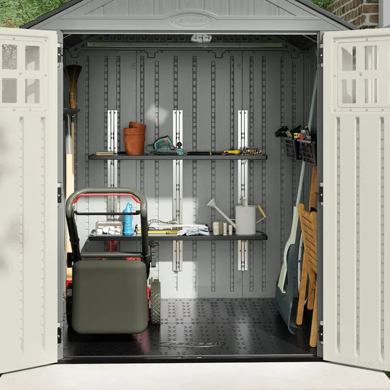 Suncast 6 ft. x 5 ft. Resin Storage Shed