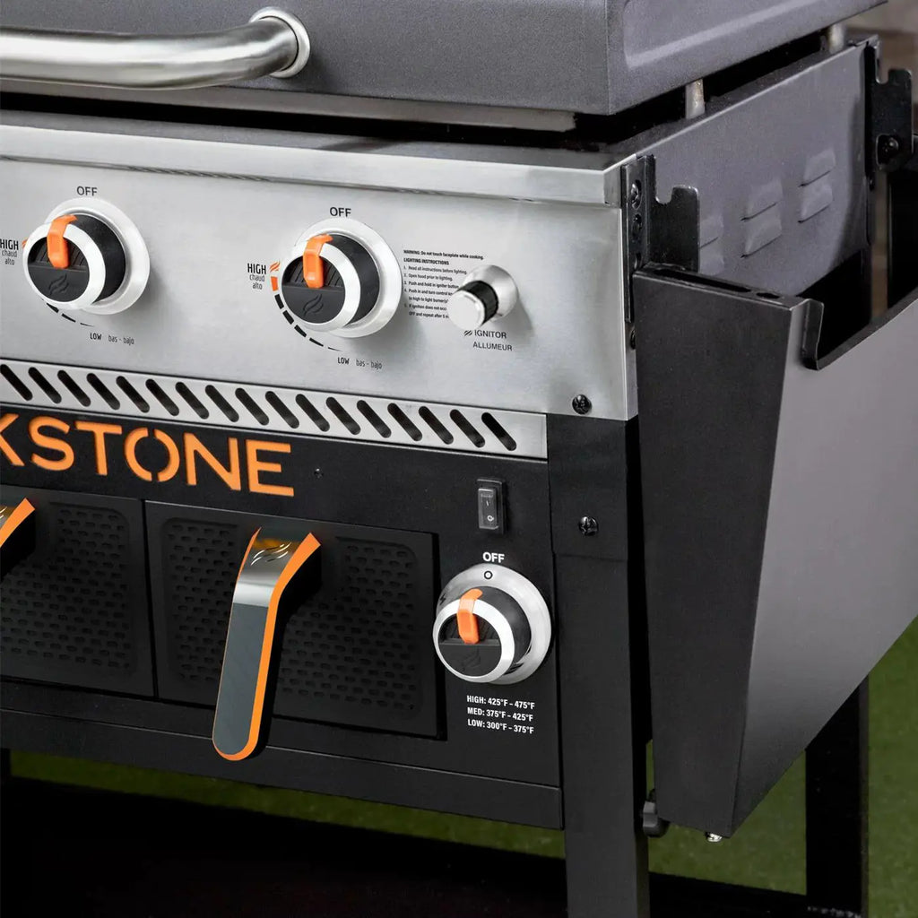 Clearance Sale Blackstone 2-Burner 28" Griddle with Electric Air Fryer and Hood