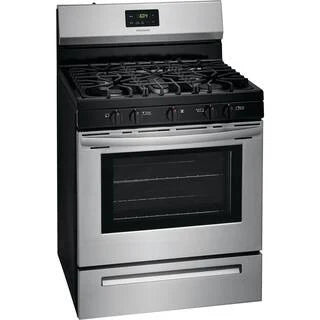 Frigidaire 30 inch (76 cm) wide freestanding 5-burner stainless steel gas hob FCRG3052AS