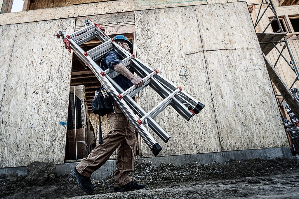 Little Giant Model 22 Aluminum Multi-Use Ladder, Type 1A - 300 lbs. Rated